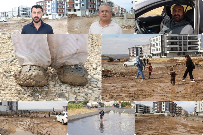 Batman'da yağmur sonrası yollar çamura döndü: Mahalle sakinleri altyapı bekliyor
