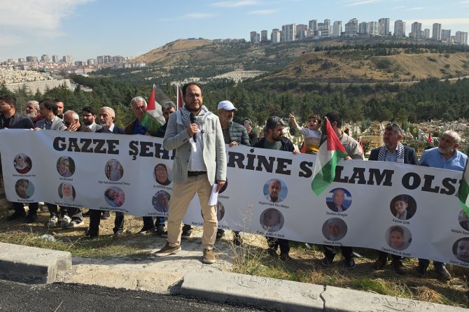 Ankara'da "Gazze Şehitlerini Anma ve Dua" programı düzenlendi
