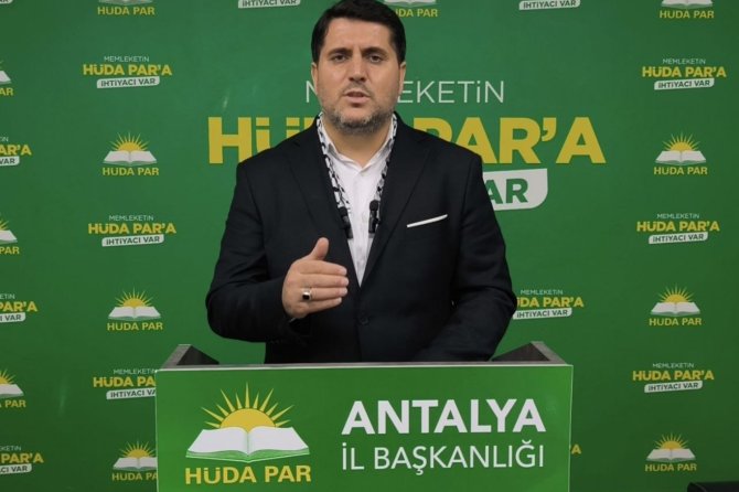HÜDA PAR Antalya İl Başkanı Durmaz'dan Gazze mesajı: Gün mazlumların yanında bulunma günüdür
