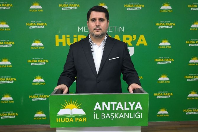 HÜDA PAR Antalya İl Başkanı Durmaz'dan Gazze mesajı: Gün mazlumların yanında bulunma günüdür