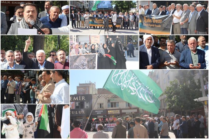 Mardin Kızıltepe’de Aksa Tufanı’nın yıl dönümünde basın açıklaması düzenlendi