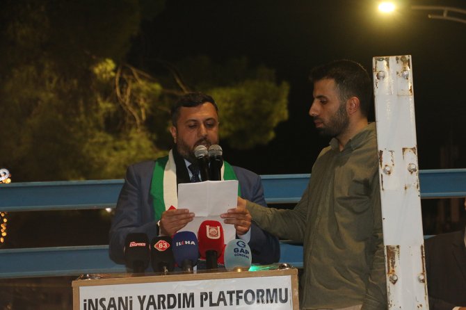 Şanlıurfa'da Gazze'ye destek yürüyüşü düzenlendi