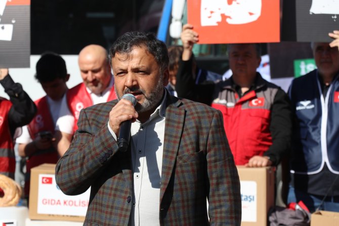 ABD Büyükelçiliği önünde "Gazze'de Sözde Değil Gerçek Ateşkes" çağrısı