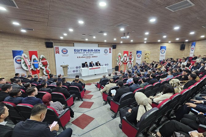 Eğitim-Bir-Sen Şırnak’ta Abdullah Çatı güven tazeledi