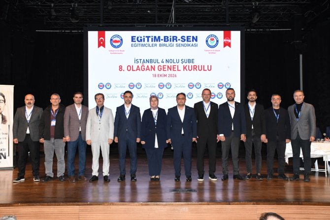 Eğitim-Bir-Sen İstanbul 4 No'lu Şube Başkanı Duran güven tazeledi