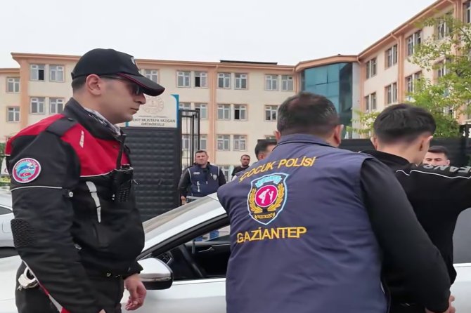 Gaziantep'te okul çevrelerinde güvenlik denetimi