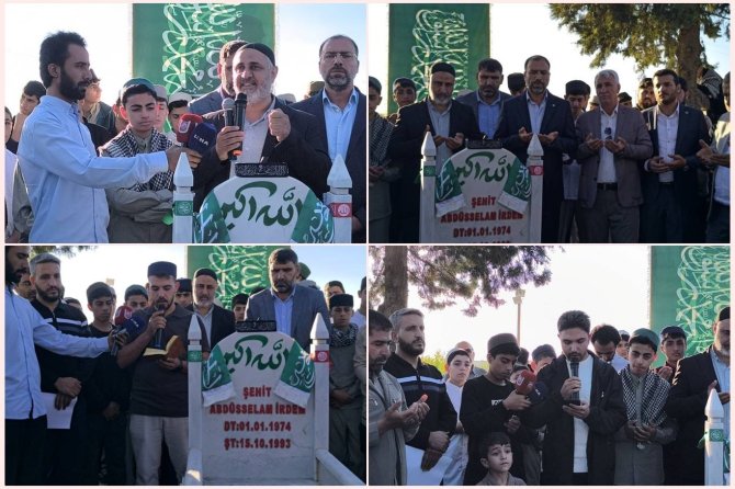 Şehit Abdusselam İrdem, kabri başında anıldı