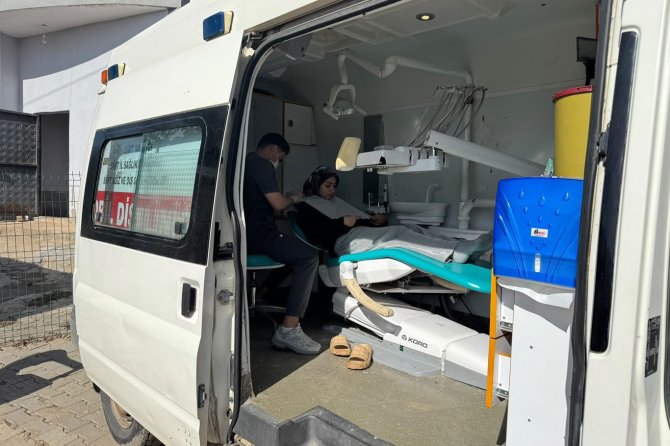Siirt’te mobil diş sağlığı hizmeti Tuzkuyusu Köyü’ne ulaştı
