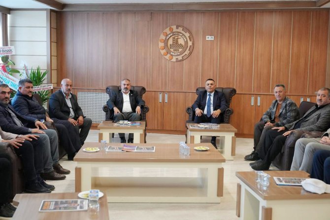 HÜDA PAR Malatya İl Başkanlığından MTSO ve MTB'ye ziyaret