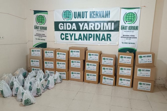 Umut Kervanı Ceylanpınar'da "umut" olmaya devam ediyor