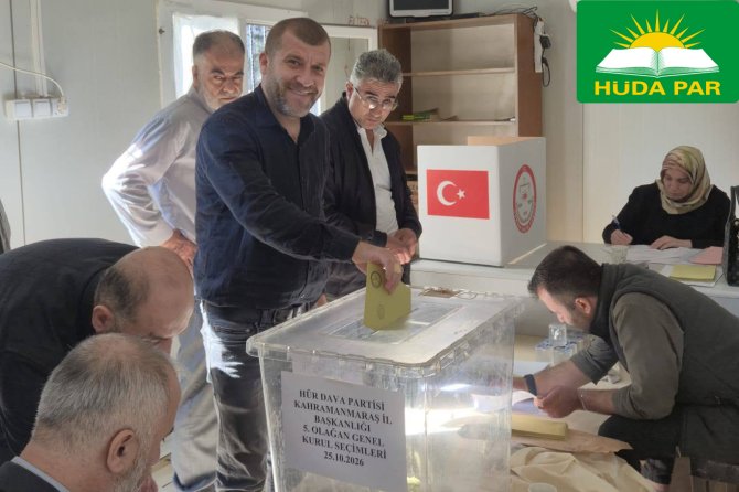HÜDA PAR Kahramanmaraş İl Başkanı Özcan güven tazeledi