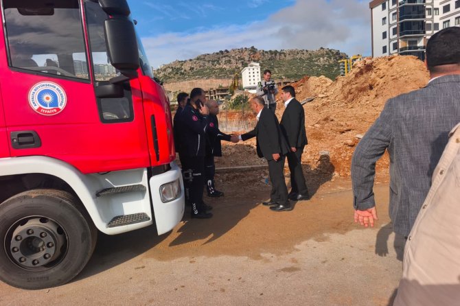 HÜDA PAR hortum faciasının yaşandığı şantiyede incelemelerde bulundu
