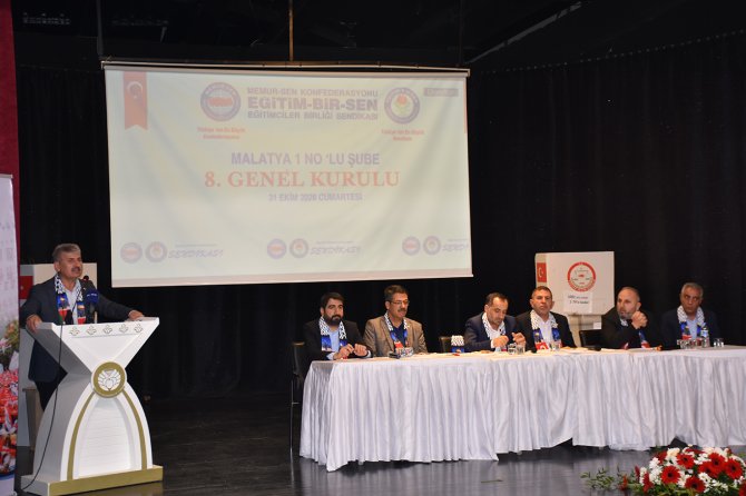 Eğitim-Bir-Sen Malatya 1 No'lu Şube Başkanlığına Şahin Kartal seçildi
